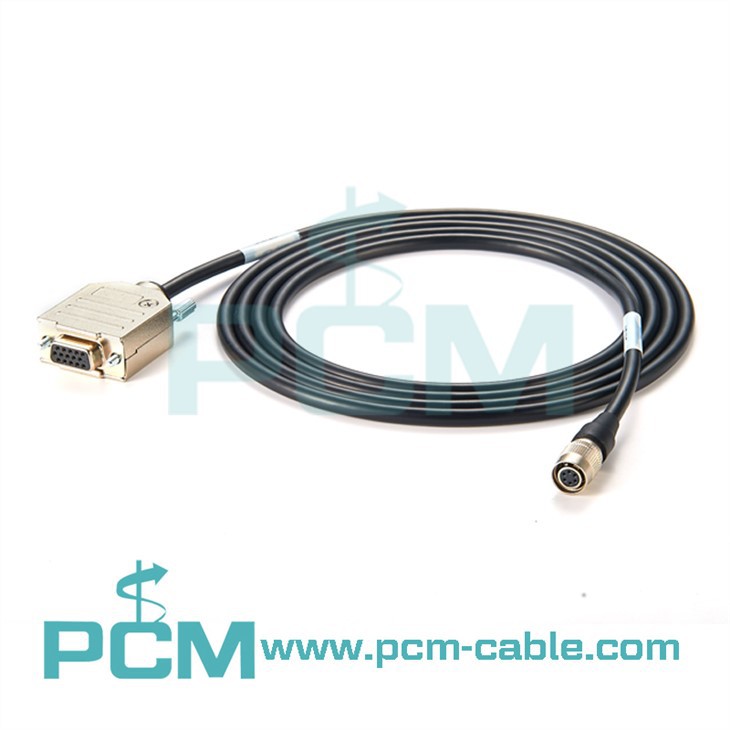 Conjunto de cables de visión artificial HR10A-7P-6S a cable HDB15 VGA