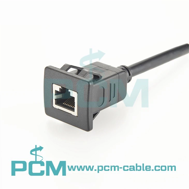 Montaje en panel de cable Ethernet de máquina de quiosco