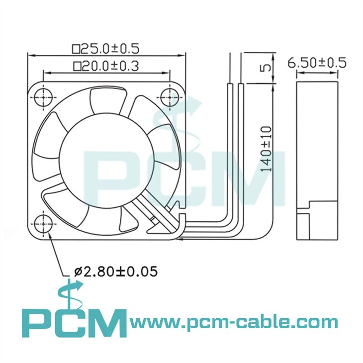 2.5cm HDD Small Fan