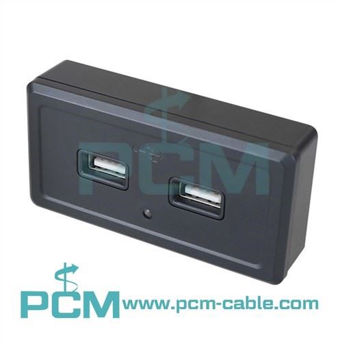 12V 24V 3.1A LED Dual USB Charger Socket Toma de corriente