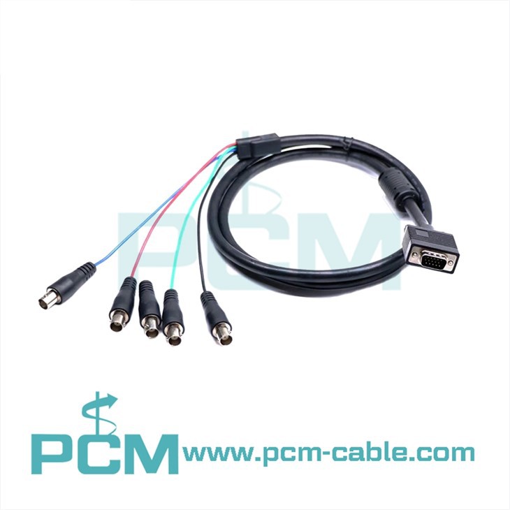 Cable hembra de 5 BNC a VGA HD15