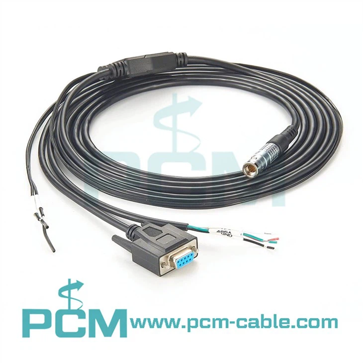 Cable conector metálico redondo con bloqueo automático Lemo
