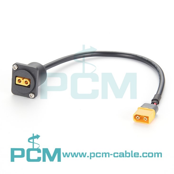 Cable de extensión de carga XT60 de montaje en panel