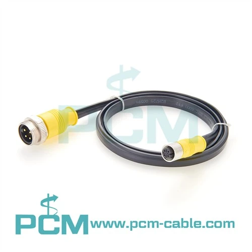 Cable de perfil ASi macho de 7/8" a cable hembra M12