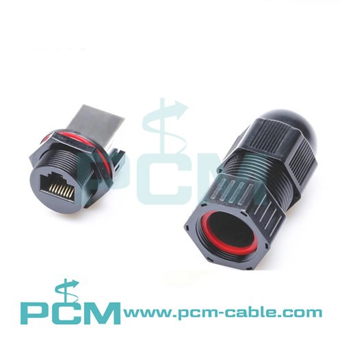 Lado del cable del prensaestopas impermeable CAT5e