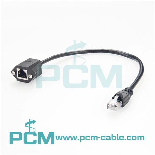 Cable de extensión Ethernet de montaje en panel