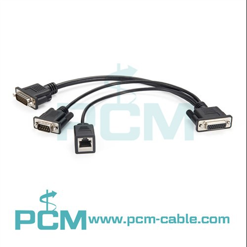 Cable Ethernet RAD-GALAXY HD-26F A HD-26M + DB-9M + RJ-45
