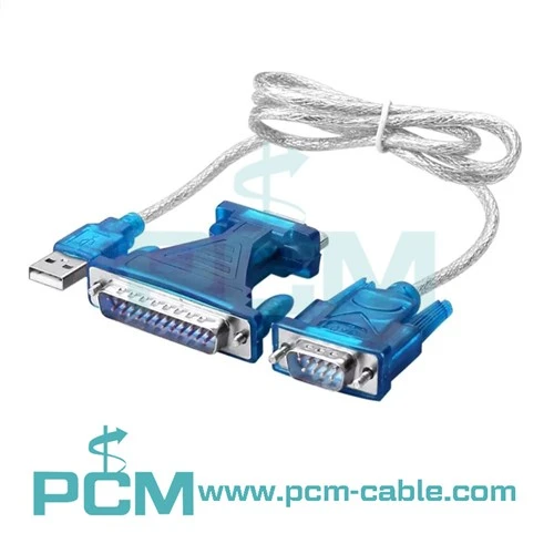 Cable adaptador USB a serie DB9 DB25
