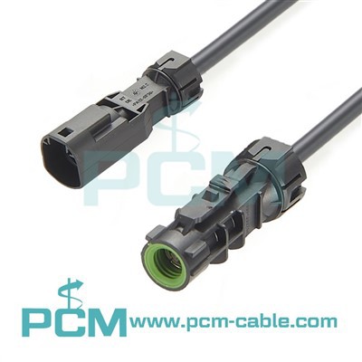 HSD Jack recto al cable impermeable del enchufe recto IP67 de HSD