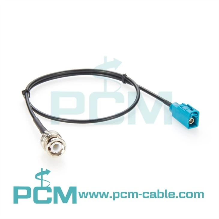 Fakra to BNC Coaxial Cable for Wireless Infrastructure and Test Equipment