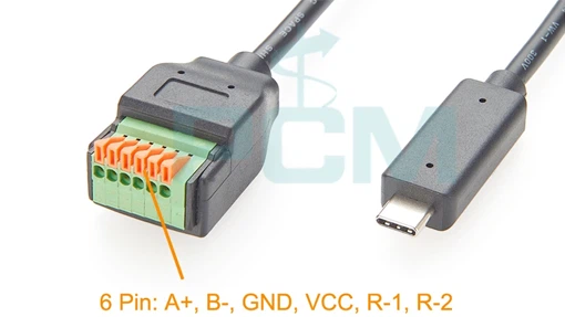 USB To RS485 Serial Port Converter Adapter Cable With 6Pin Terminal USB To RS485 Serial Port Converter Adapter Cable With 6Pin Terminal