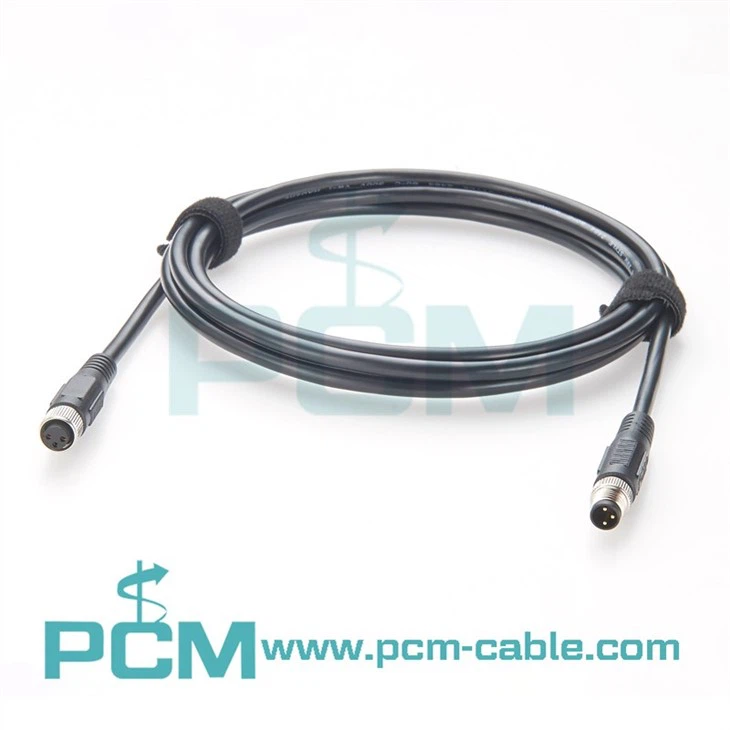 M8 3 Pin Molded Sensor Cable Male to Female Extension for Automation