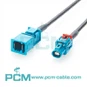 Cable Ethernet automotriz hembra GEMnet a macho MATEnet