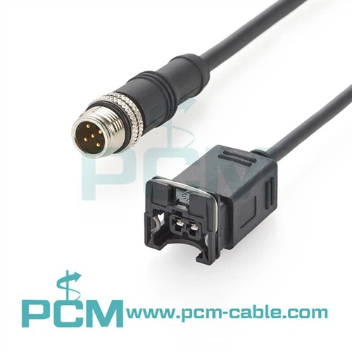 Cable de temporizador junior de enchufe de válvula M12 a 2 X