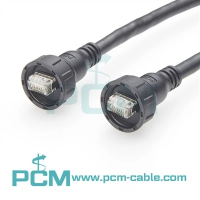 Cable impermeable RJ45 para exteriores