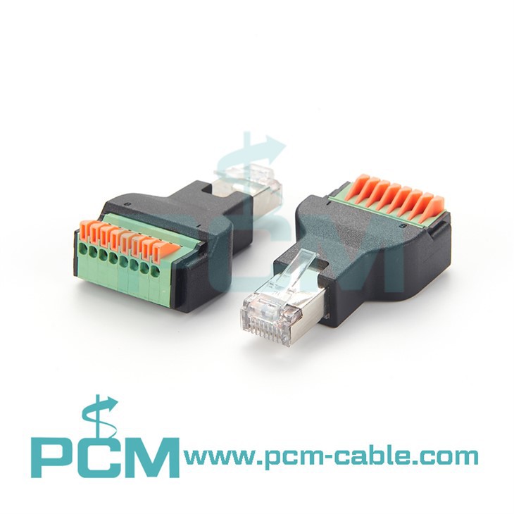 Adaptador RJ45 a bloque de terminales