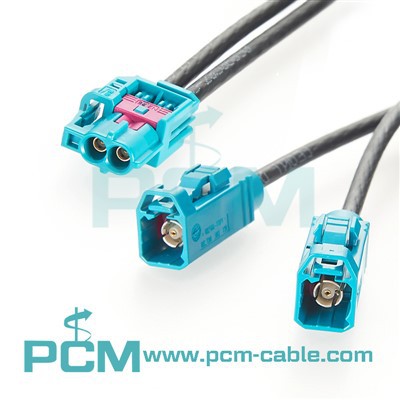 Cable divisor automotriz 2 en 1 Mini Fakra a Fakra