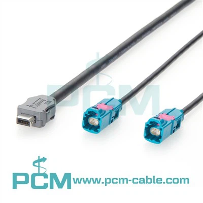 Cable Ethernet automotriz IX a doble H-MTD