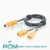 Cable M12 A con código de 8 pines a doble USB A