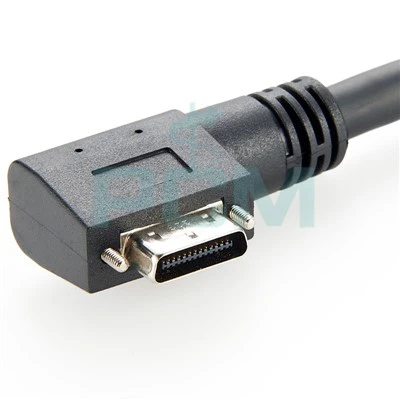 Pin de ángulo recto del SDR 26 del cable ultra del vínculo de la cámara de la flexión al Pin del SDR 26