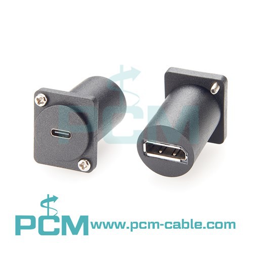 Conector pasante USB C a Displayport