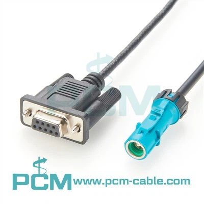 Conjunto de cable HSD a impermeable a D-SUB9 para interfaces de Ethernet de ranura Broadr